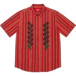 Supreme Needlepoint S S Shirt (SS23) - Gold Stripe