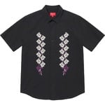 Supreme Needlepoint S S Shirt (SS23) - Black