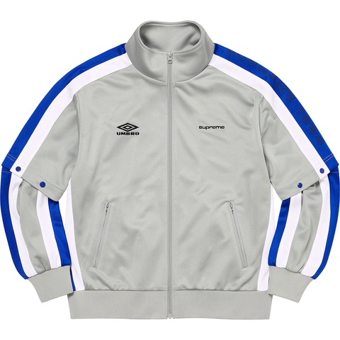 Supreme Supreme®/Umbro Snap Sleeve Jacket - Light Grey