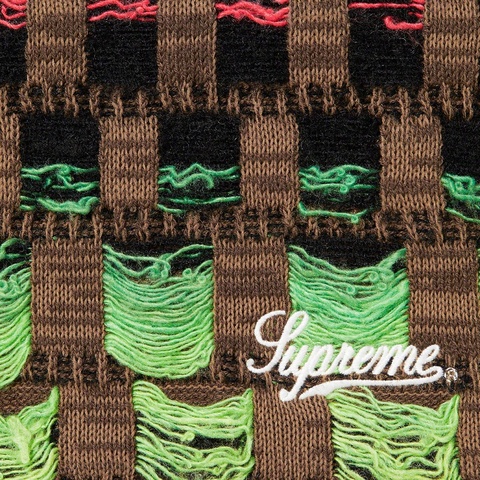 Supreme Gradient Grid Knit Short - Brown