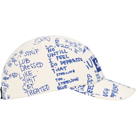 Supreme Gonz Poems Camp Cap - White