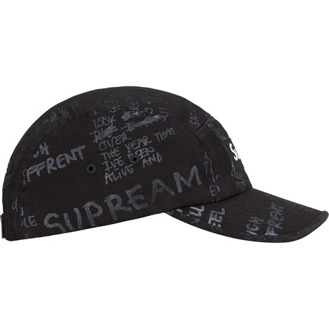 Supreme Gonz Poems Camp Cap - Black