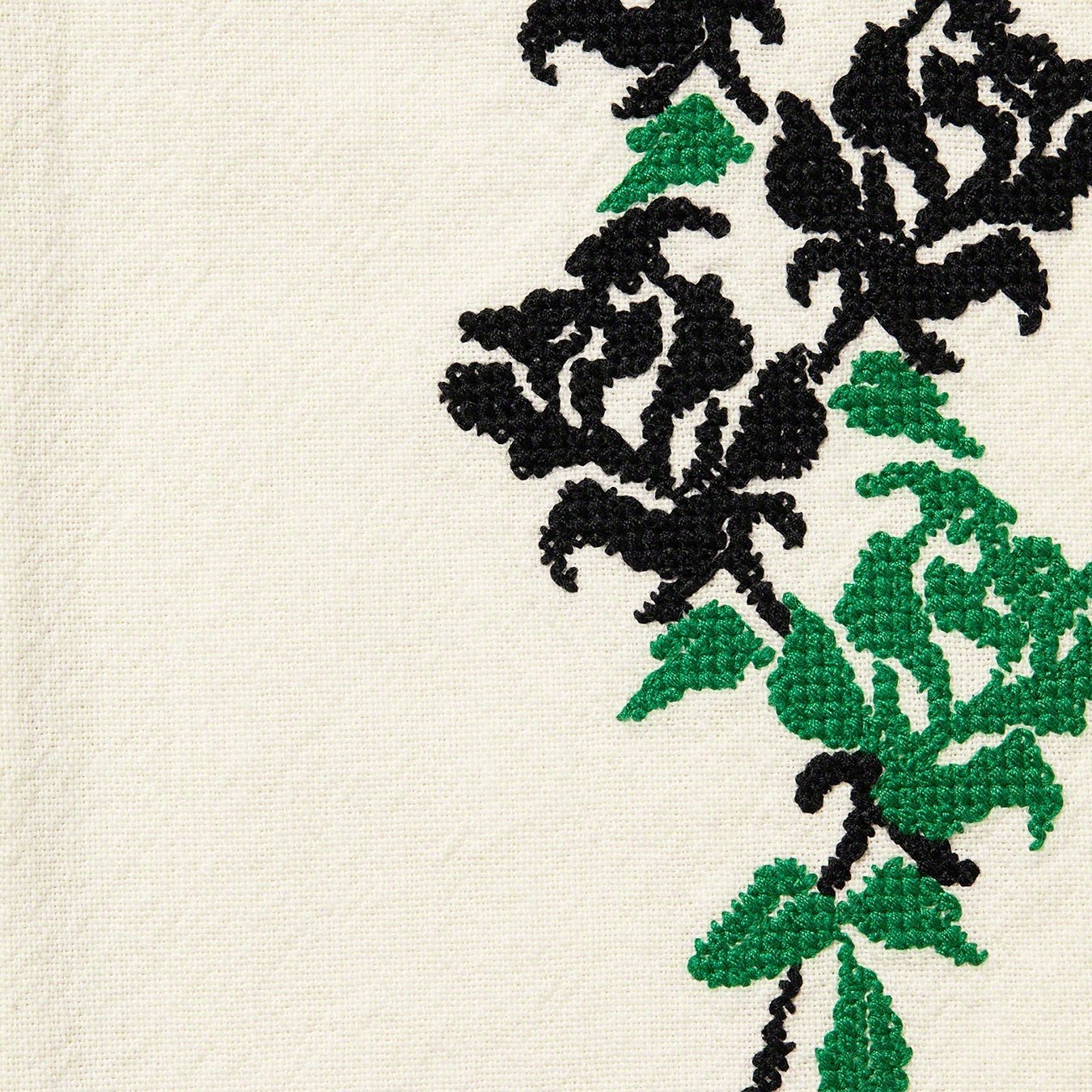 Supreme Needlepoint S S Shirt (SS23) - White - $158