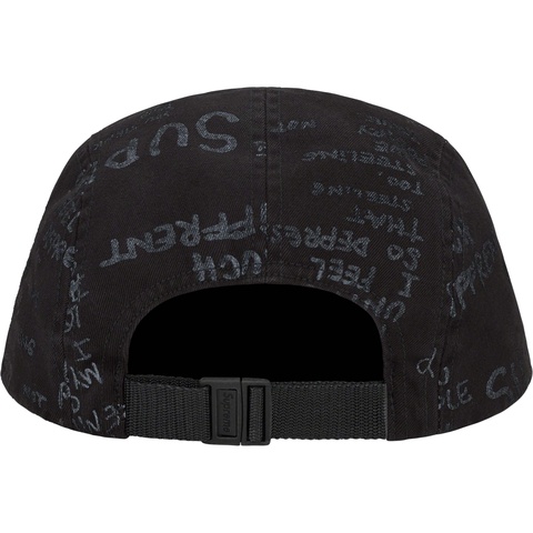 Supreme Gonz Poems Camp Cap - Black