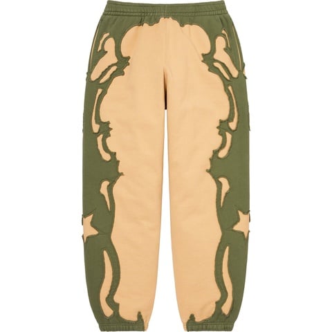 Supreme Western Cut Out Sweatpant - Dark Tan
