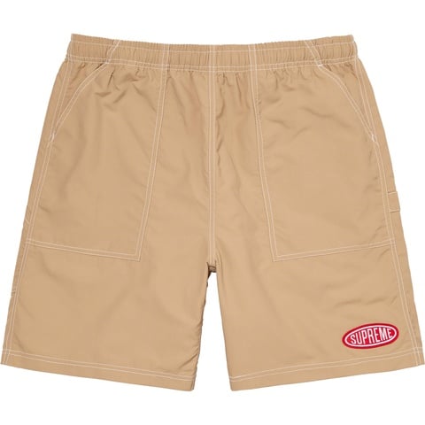 Supreme Nylon Painter Short - Tan