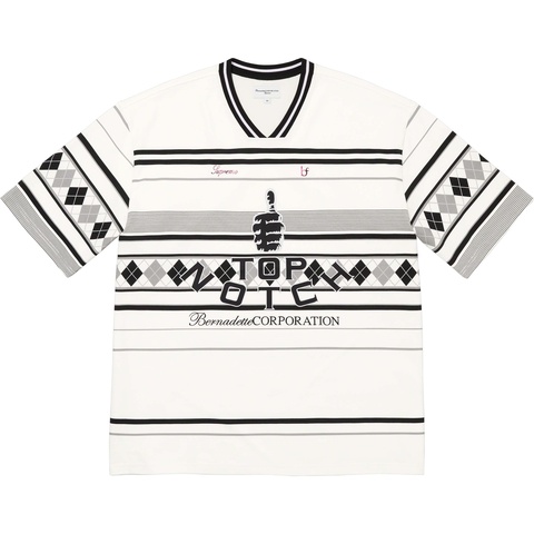 Supreme Supreme/Bernadette Corporation Pique Soccer Top - White