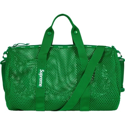 Supreme Mesh Duffle Bag - Green