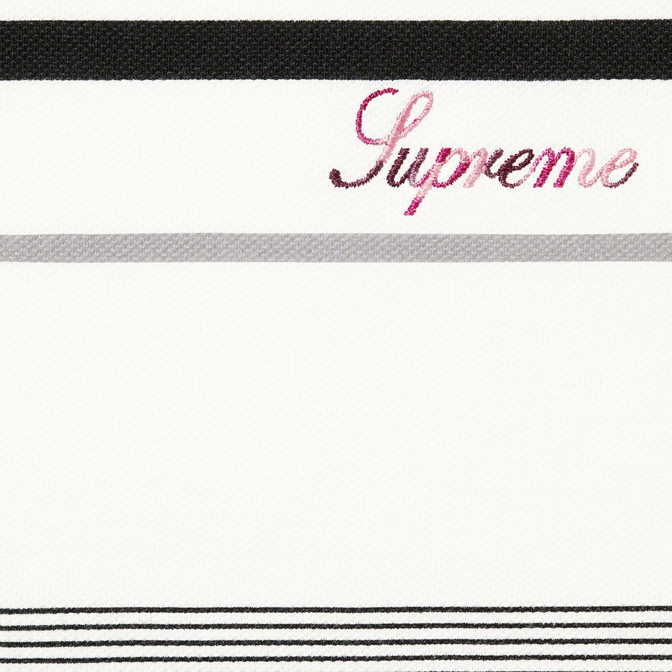 Supreme Supreme Bernadette Corporation Pique Soccer Top (SS23) - White - $118