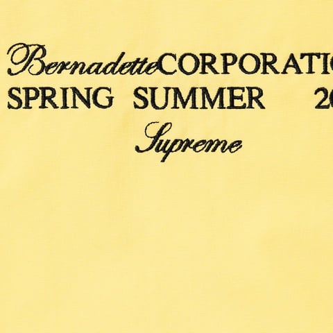 Supreme Supreme/Bernadette Corporation Track Jacket - Pale Yellow