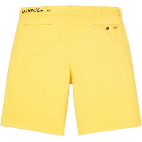 Supreme Supreme/Bernadette Corporation Work Short - Yellow