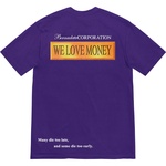 Supreme Supreme Bernadette Corporation Money Tee (SS23) - Purple