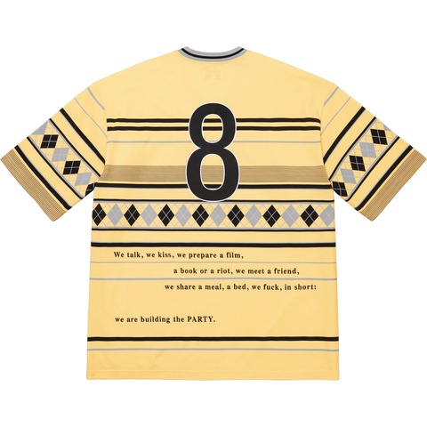 Supreme Supreme/Bernadette Corporation Pique Soccer Top - Pale Yellow