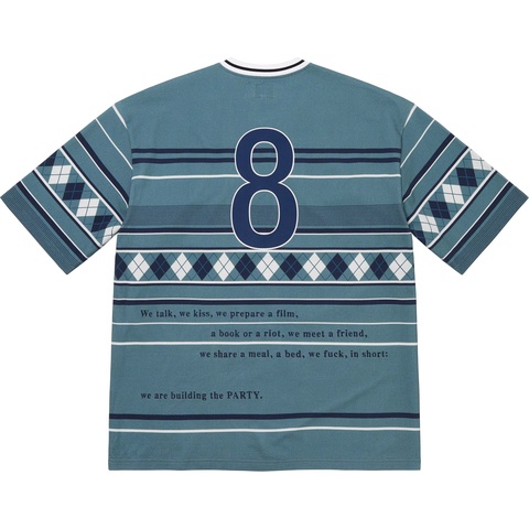 Supreme Supreme/Bernadette Corporation Pique Soccer Top - Blue