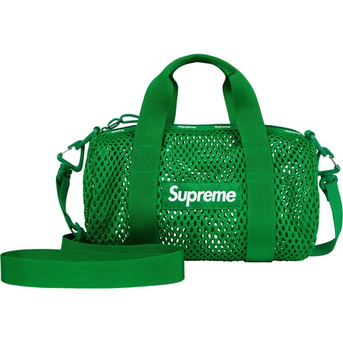 Supreme Mesh Mini Duffle Bag - Green