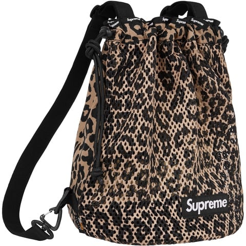 Supreme Mesh Small Backpack - Leopard