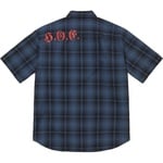 Supreme Supreme Bernadette Corporation S S Work Shirt (SS23) - Navy Plaid