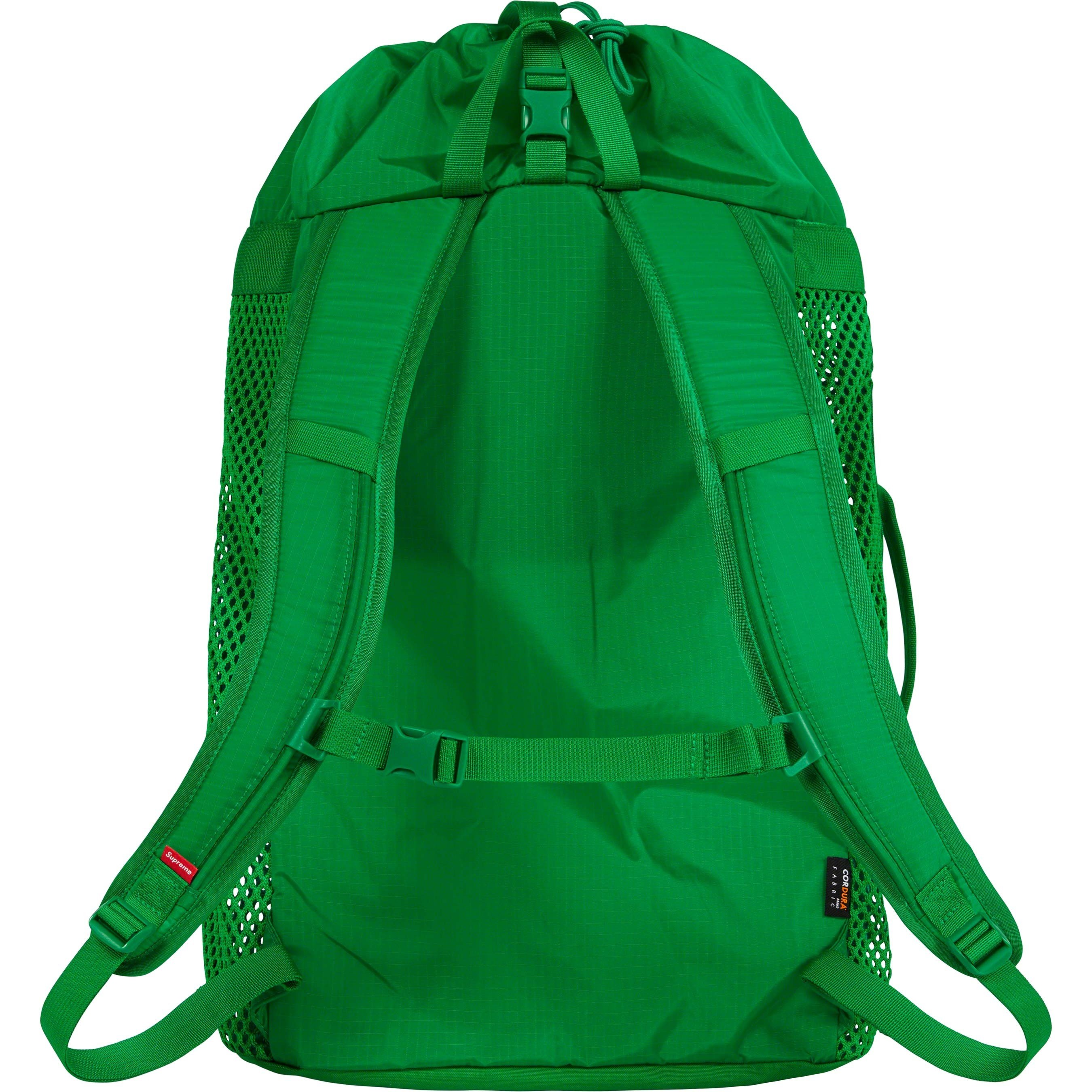 Supreme Mesh Backpack (SS23) - Green - $118