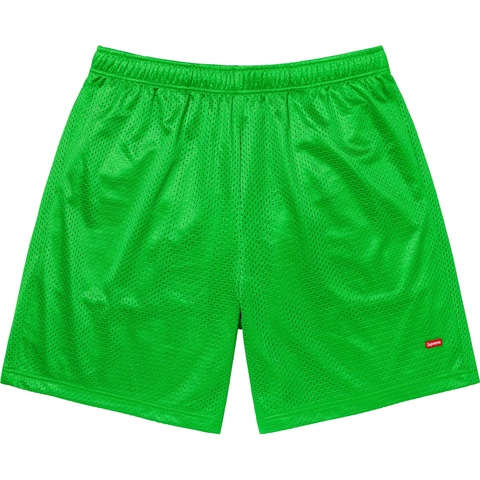 Supreme Small Box Baggy Mesh Short - Green