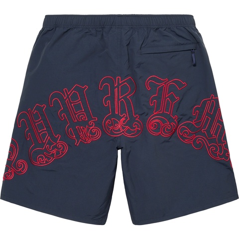 Supreme Old English Nylon Short - Navy