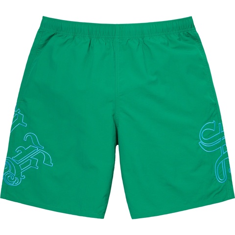 Supreme Old English Nylon Short - Green