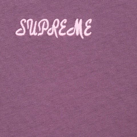 Supreme Washed Script S/S Top - Purple