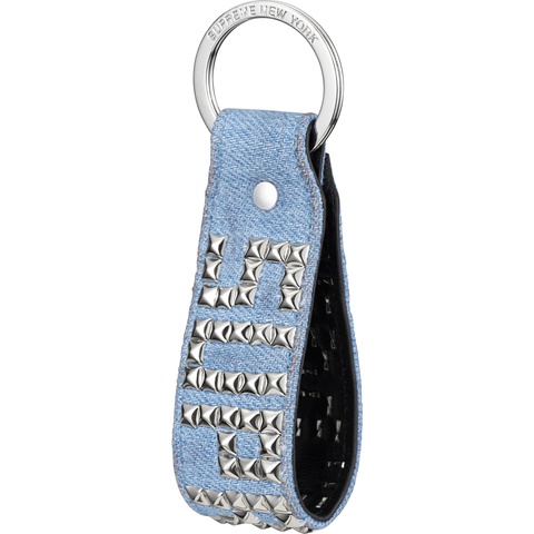 Supreme Supreme®/Hollywood Trading Company Studded Keychain - Denim