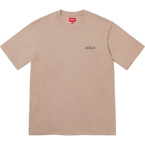 Supreme Washed Script S/S Top - Tan