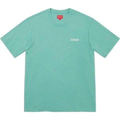 Supreme Washed Script S/S Top - Sage