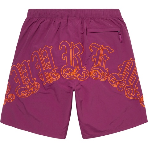 Supreme Old English Nylon Short - Plum