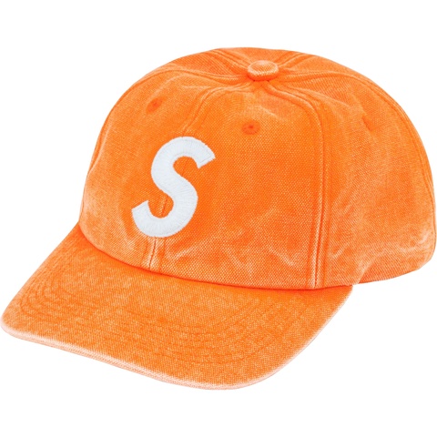 Supreme Pigment Canvas S Logo 6-Panel - Orange