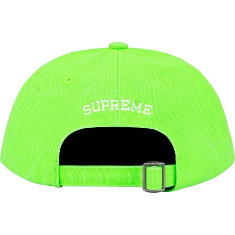 Supreme Pigment Canvas S Logo 6-Panel - Lime