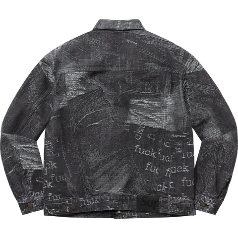 Archive Denim Jacquard Trucker Jacket - Supreme