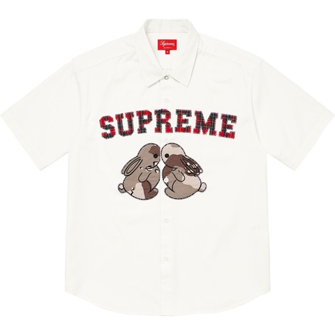 Supreme Bunnies S/S Work Shirt - White