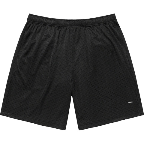 Supreme Small Box Baggy Mesh Short - Black