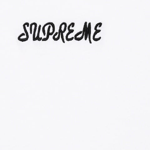 Supreme Washed Script S/S Top - White