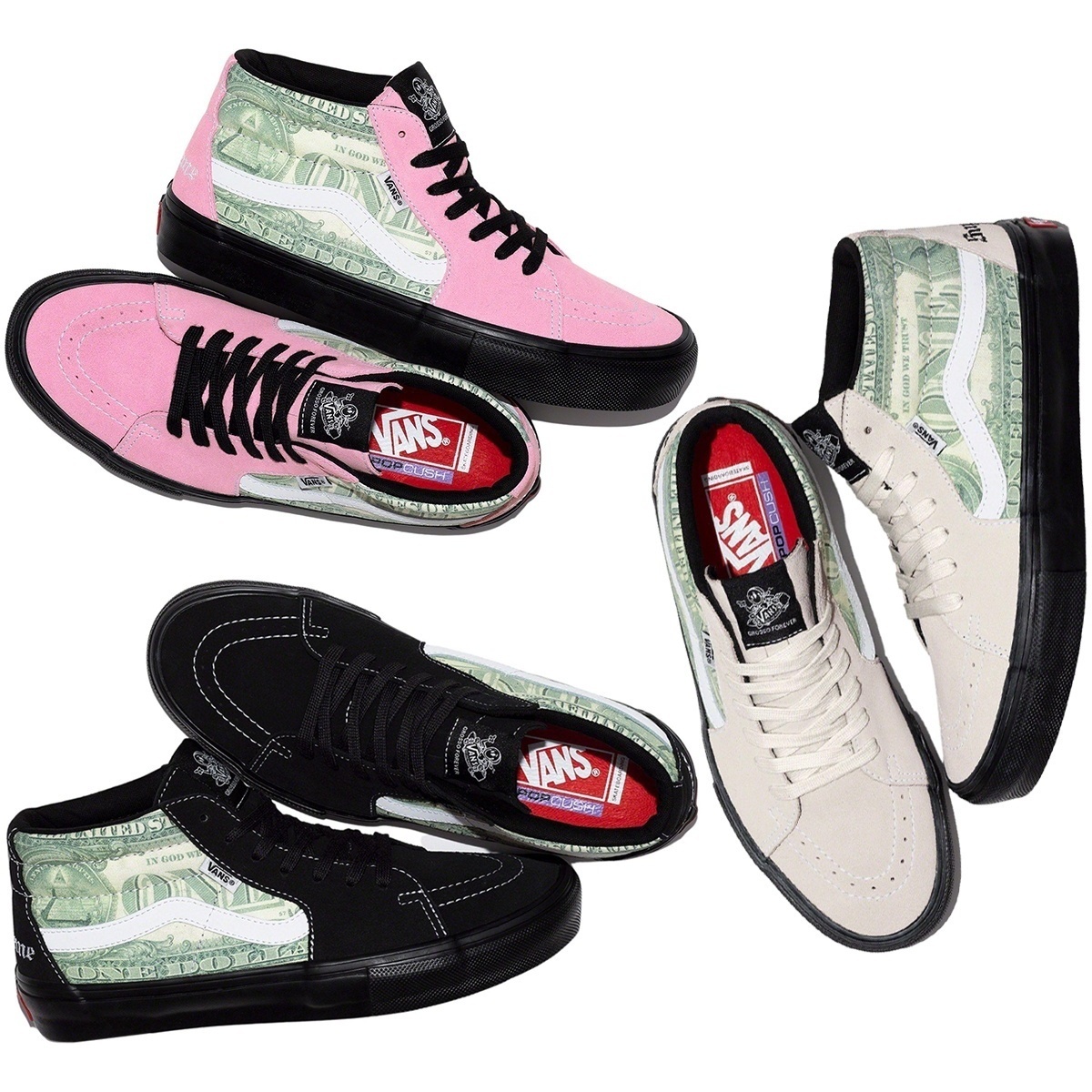 Supreme®/ Vans® Dollar Skate Grosso Mid - SupremeCommunity
