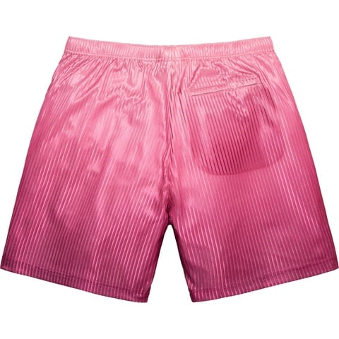 Supreme Gradient Mesh Stripe Baggy Short - Magenta