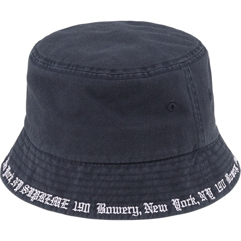 Supreme Embroidered Brim Crusher - Navy