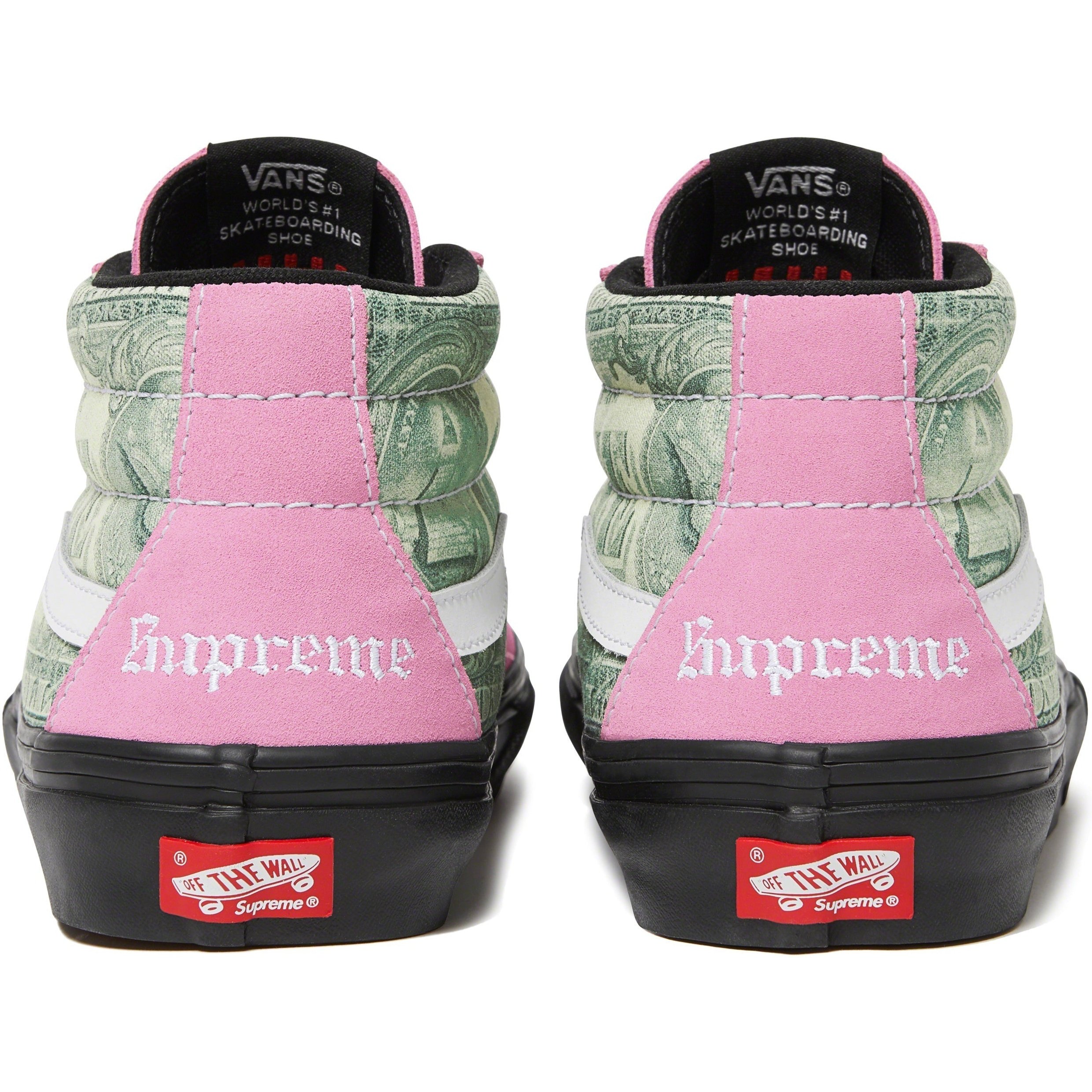 Supreme Supreme  Vans Dollar Skate Grosso Mid (SS23) - Pink - $110
