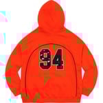 Supreme Boxy Piping Arc Hooded Sweatshirt (SS23) - Bright Orange