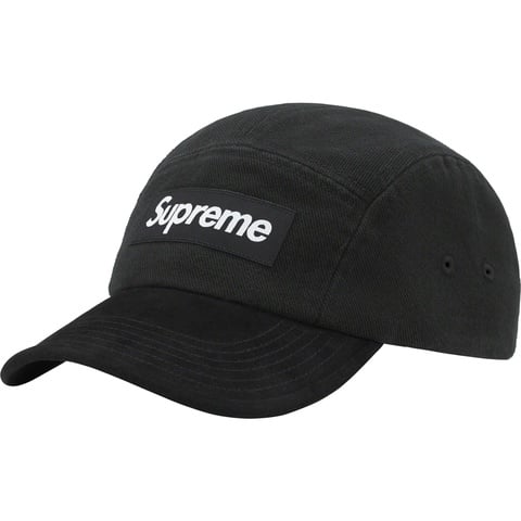 帽子 supreme suade camp cap black Suede Visor Camp Cap - spring/summer 2023 - Supreme