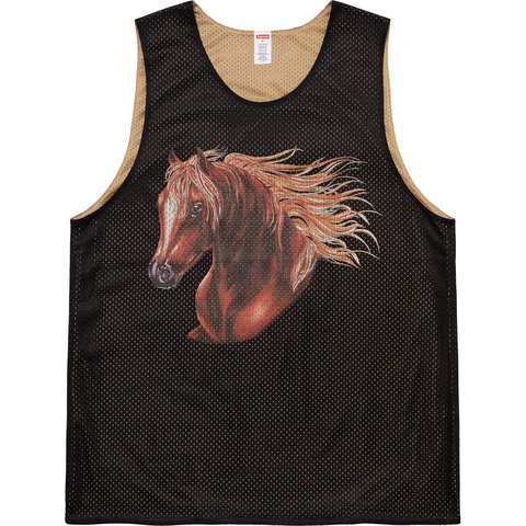 Supreme Mustang Reversible Basketball Jersey - Black