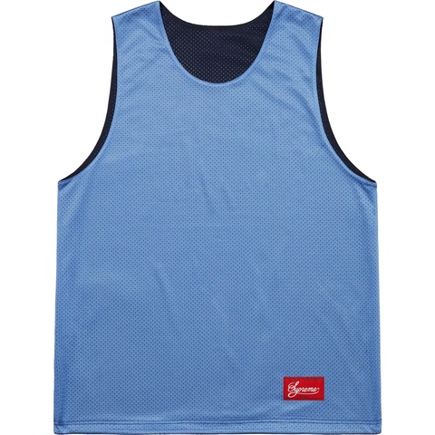 Supreme Mustang Reversible Basketball Jersey - Navy