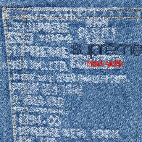 Trademark Jacquard Baggy Jean - spring/summer 2023 - Supreme