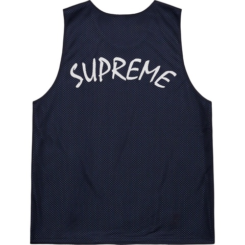 Supreme Mustang Reversible Basketball Jersey - Navy
