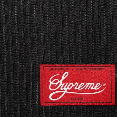 Supreme Gradient Mesh Stripe Jersey - Black