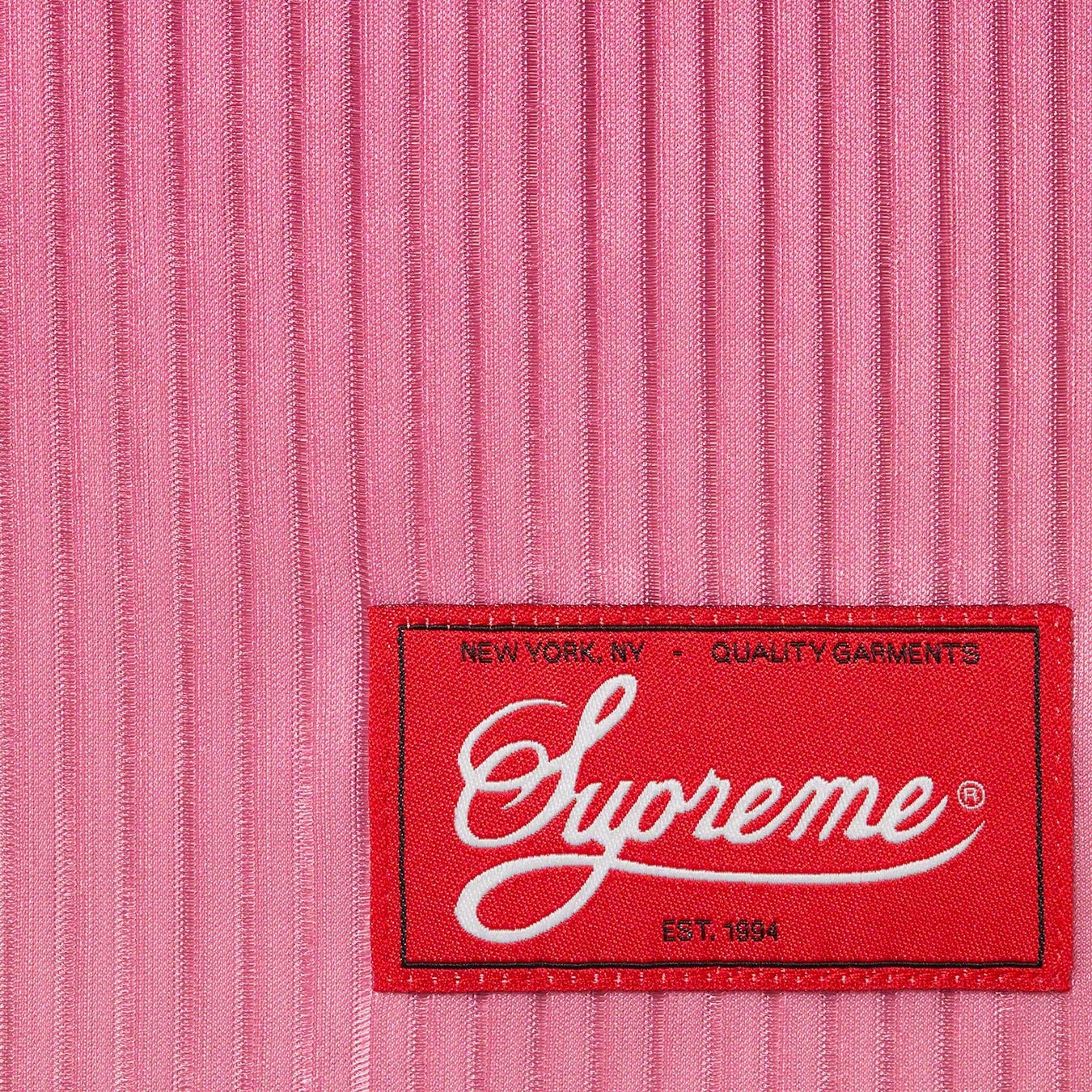 Supreme Gradient Mesh Stripe Jersey (SS23) - Magenta - $98