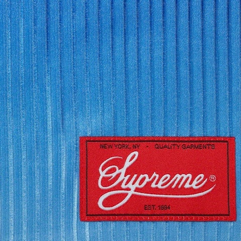 Supreme Gradient Mesh Stripe Jersey - Royal
