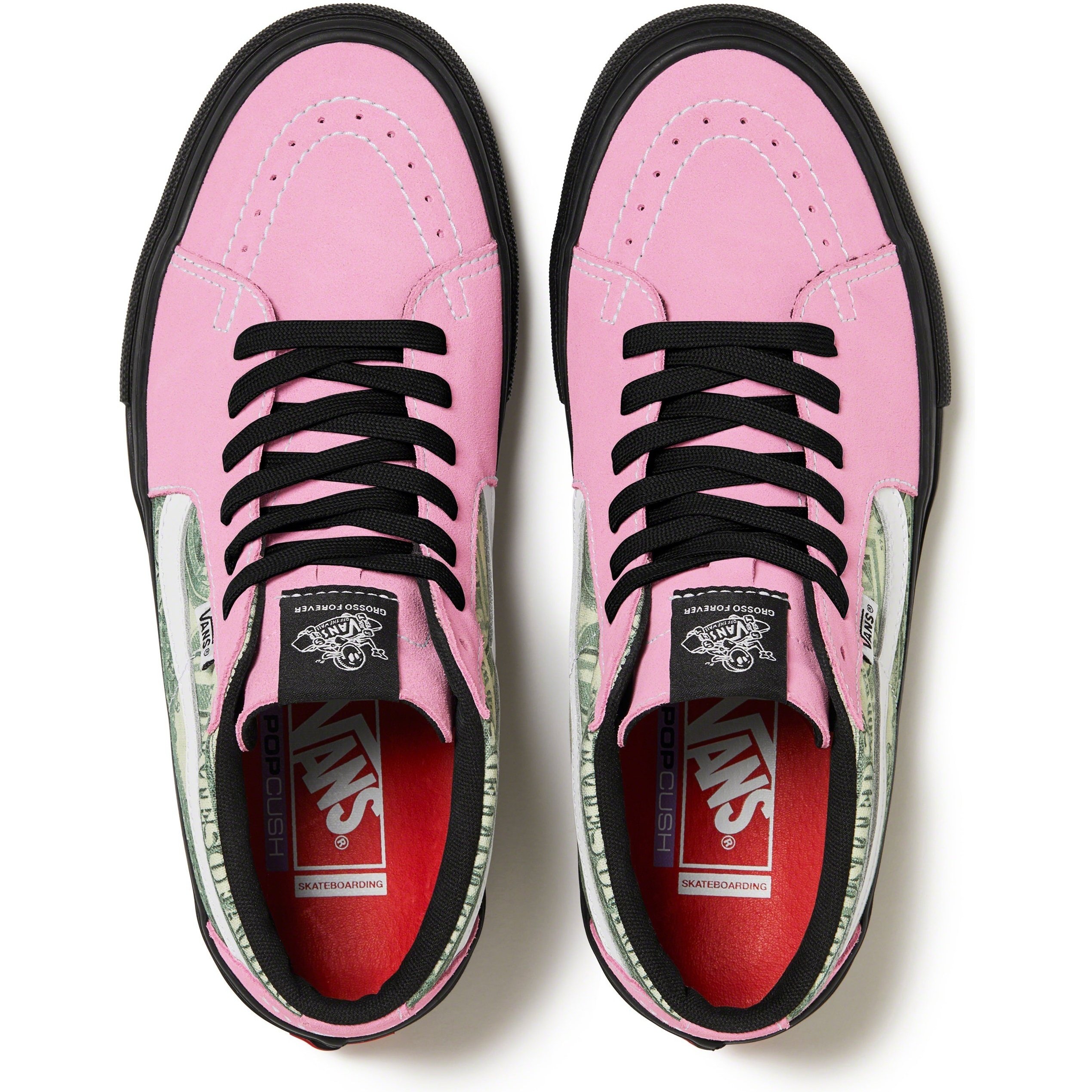 Supreme Supreme  Vans Dollar Skate Grosso Mid (SS23) - Pink - $110